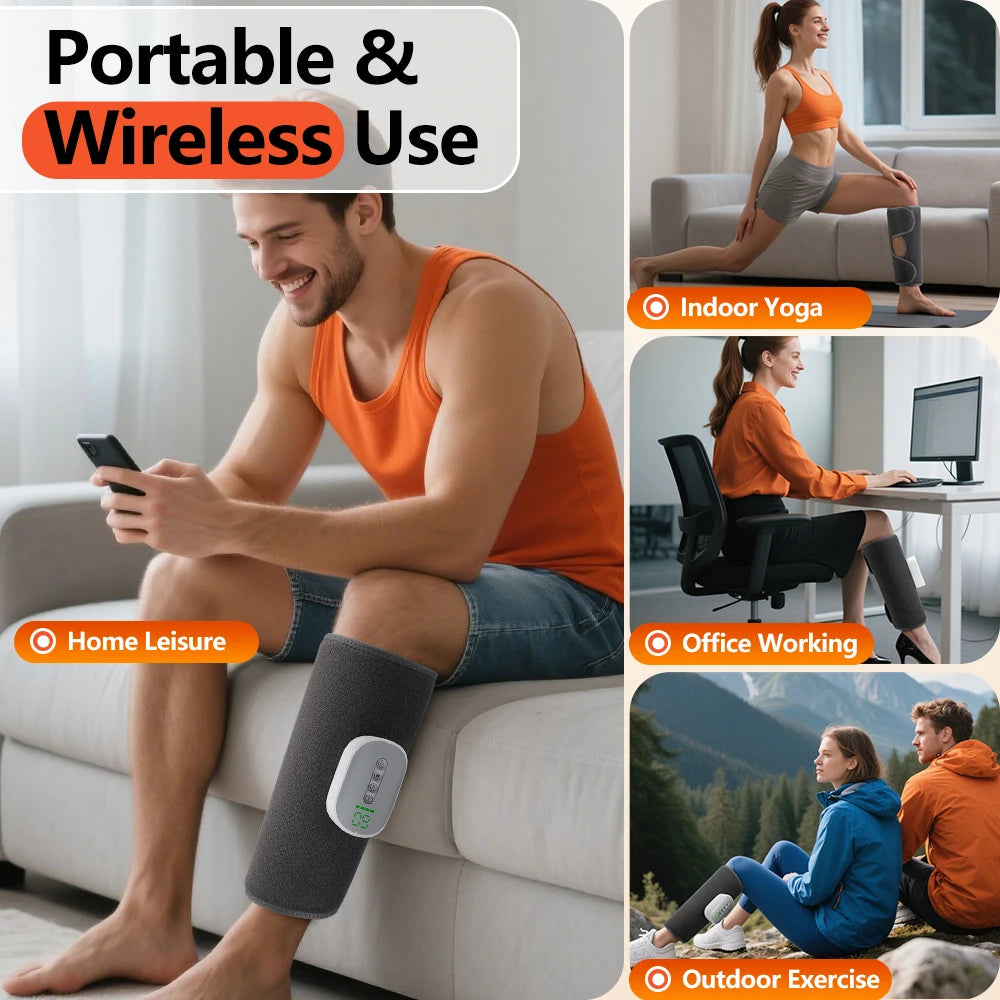 Legora™ – Kabelloses Wadenmassagegerät mit Wärme